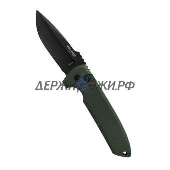 Нож Rockeye Black Blade Green Handle Pro-Tech складной автоматический PTLG201GRN